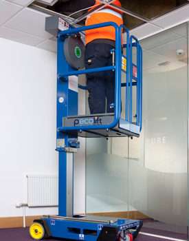 Pecolift 3.5m Low Level Access Platform in use