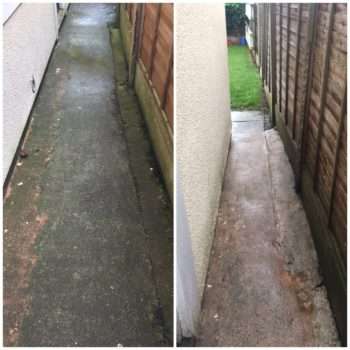 Power Washer before & after 3