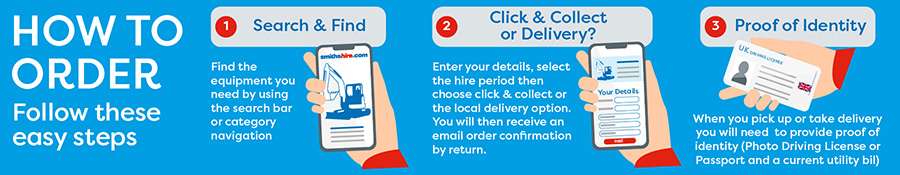 How to order from Smiths Equipment Hire